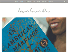 Tablet Screenshot of liveloveblu.com